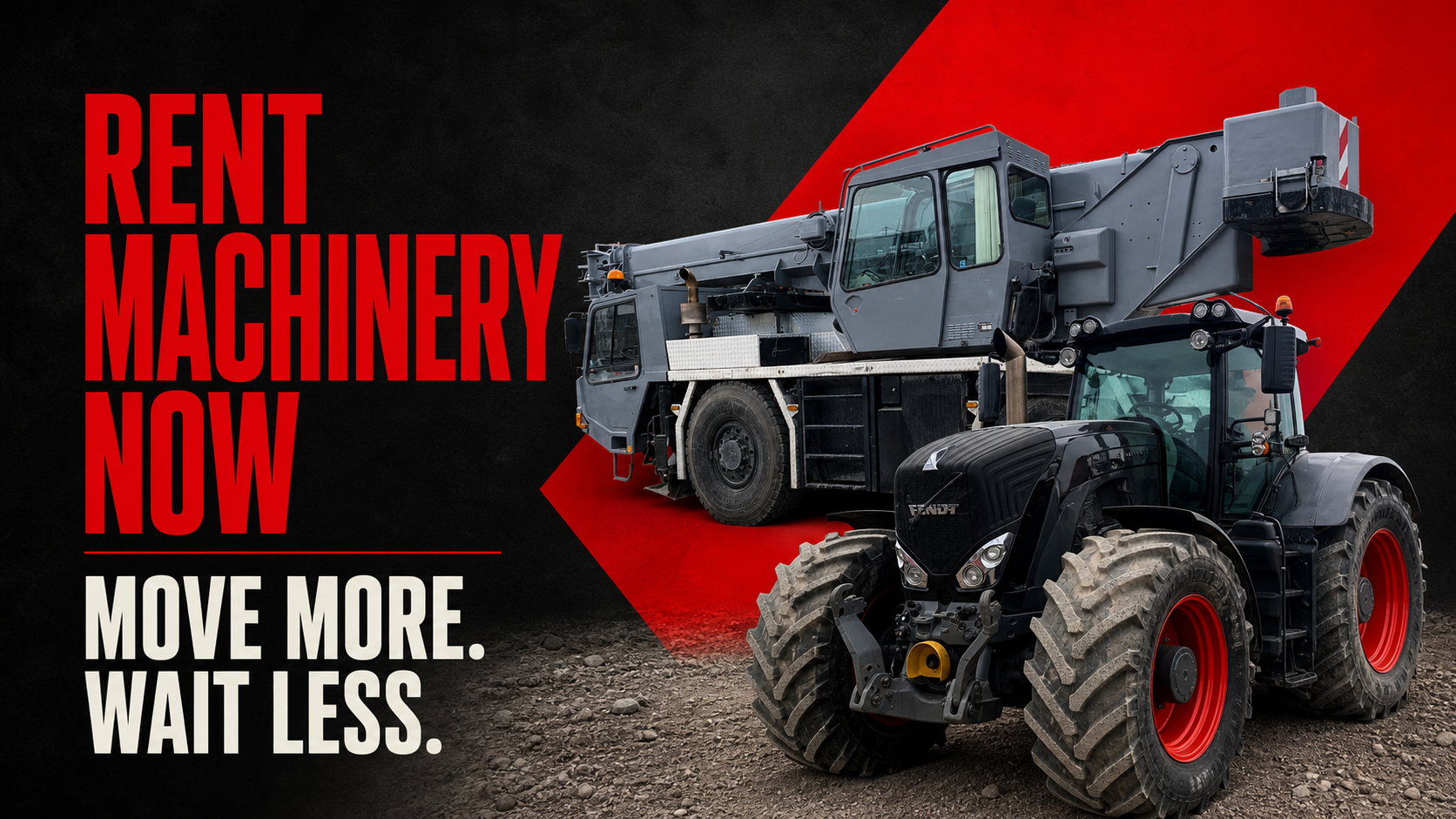 Rent Machinery Now — сайт за отдаване на тежка техника